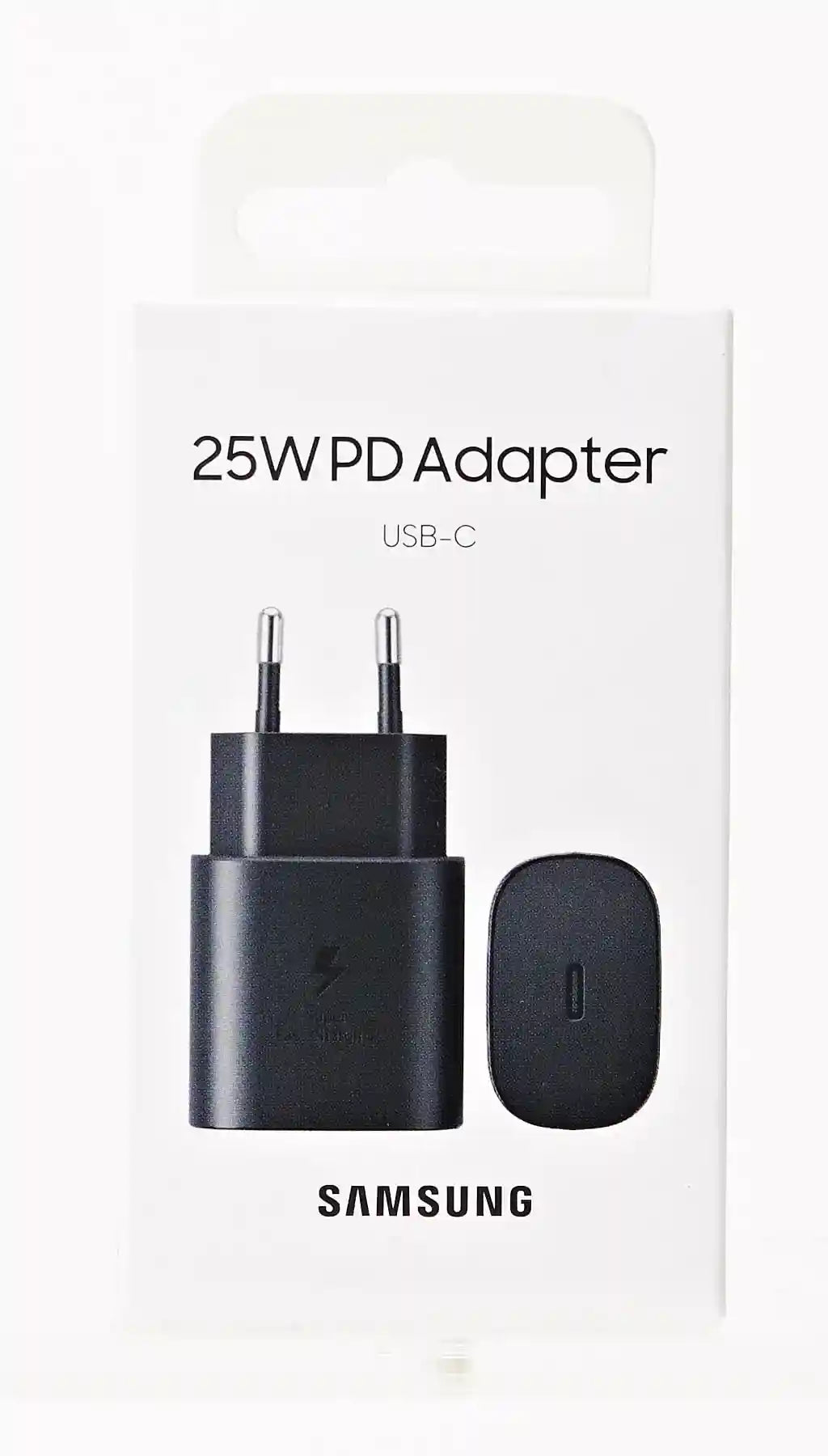 شاحن سفر من سامسونج بقدرة 25 وات ومنفذ USB-C لون أسود - EP-TA800NBEGEU، يو اس بي