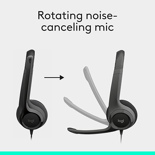 Logitech H390 USB Headset – Clear Sound and Comfortable Design for Work and Calls