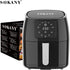 Sokany healthy air fryer Sk-8018 dishwasher safe removable basket heat resistant operating light indicators safety lock 1400w - 220v supply voltage and 50hz-Have Scratches