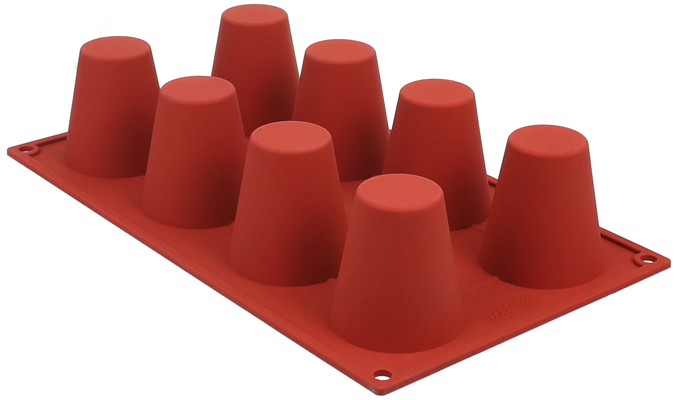 Silikomart cylindrical shape designed for baking particles pan tin, large, 5.5 cm diameter 6 cm height