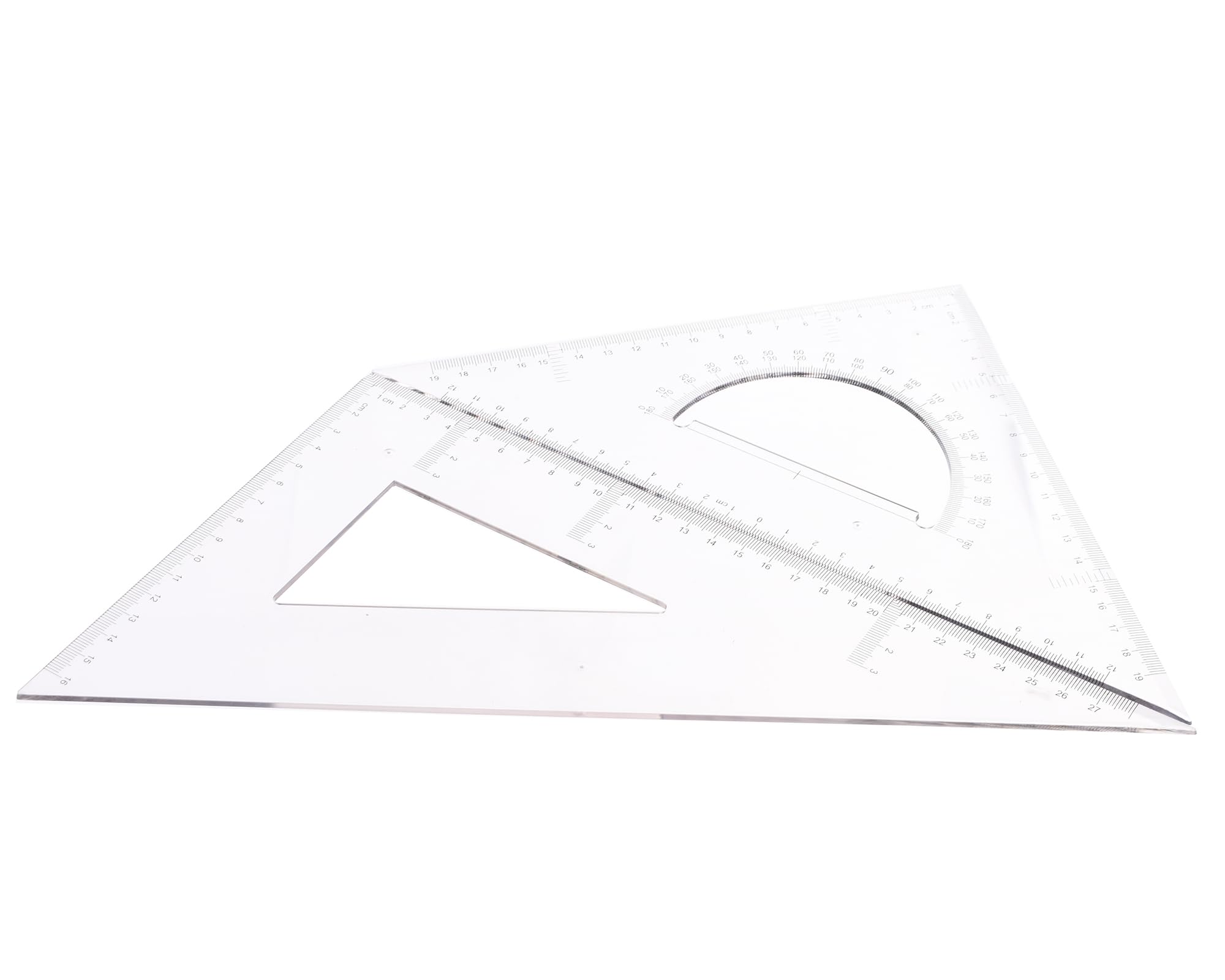 Elmaayergy 1130 2830 L-216 Set Of 3 Pieces Of Geometric Triangle 30CM With Durable Material, Suitable For School And Home- Pack Of 2