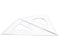 Elmaayergy 1130 2830 L-216 Set Of 3 Pieces Of Geometric Triangle 30CM With Durable Material, Suitable For School And Home- Pack Of 2