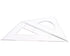 Elmaayergy 1130 2830 L-216 Set Of 3 Pieces Of Geometric Triangle 30CM With Durable Material, Suitable For School And Home- Pack Of 2