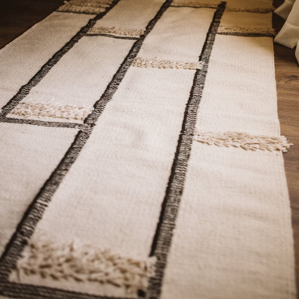 Ariika Alba Wool Handmade Kilim Rug 170x250cm