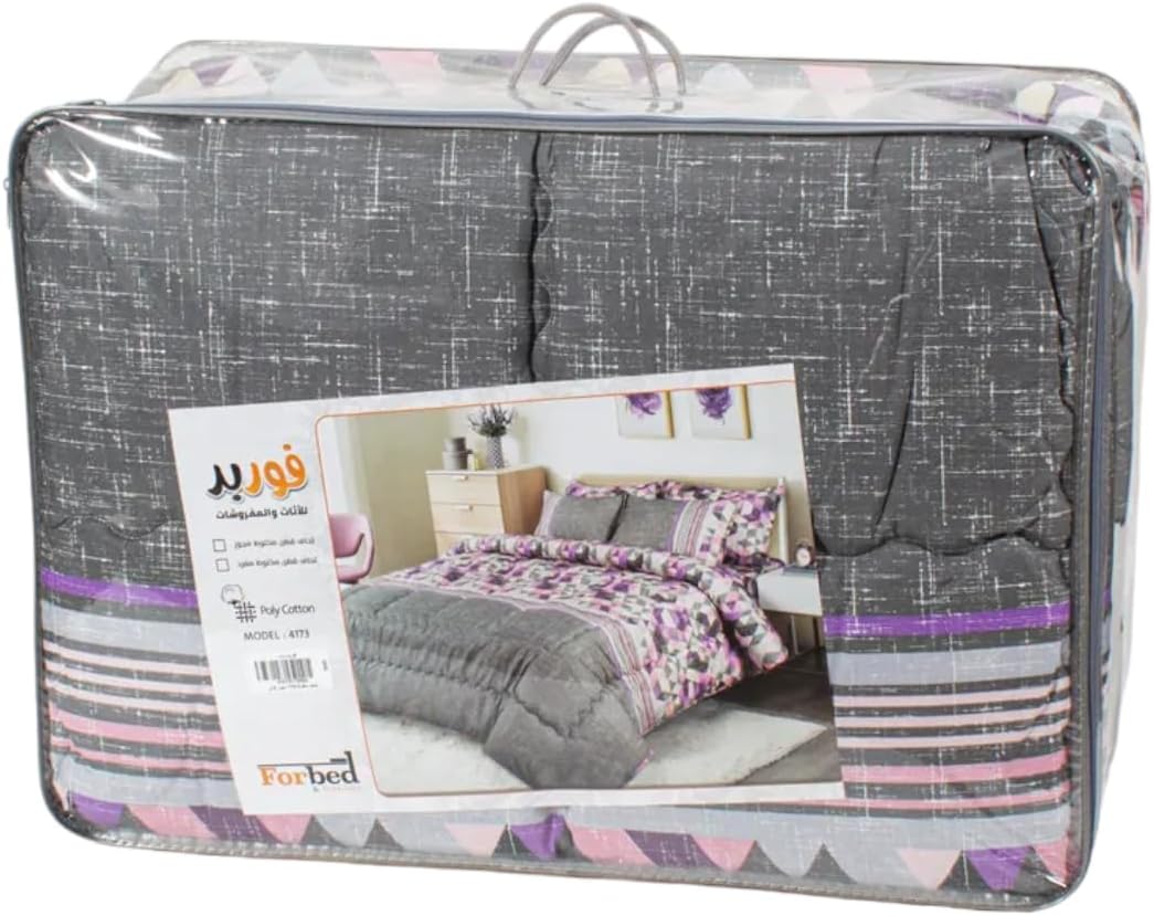 Forbid Single Comforter Set - Poly Cotton (2 Pieces) - Multi Color