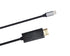 محول نحاسي مع كابل نوع C إلى HDMI للاتصال 1.5 م - أسود