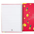 YM Sketch Designer Hardcover Notebook A5 - Pineapple | 15x20 cm, 80 Sheets, 160 Pages | Perfect for Writers, Students, Artists, and Office Use