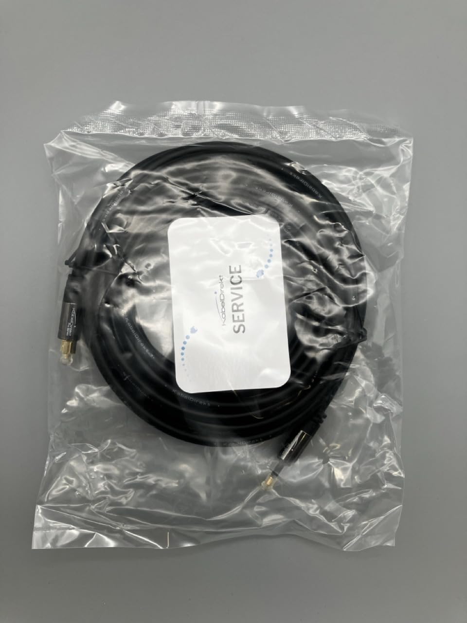 KabelDirekt 389 10m Mini-TOSLINK cable (digital audio cable, optical, TOSLINK to Mini-TOSLINK, fiber optic, transmits digital signals TVs/amplifiers/Hi-Fi systems) black