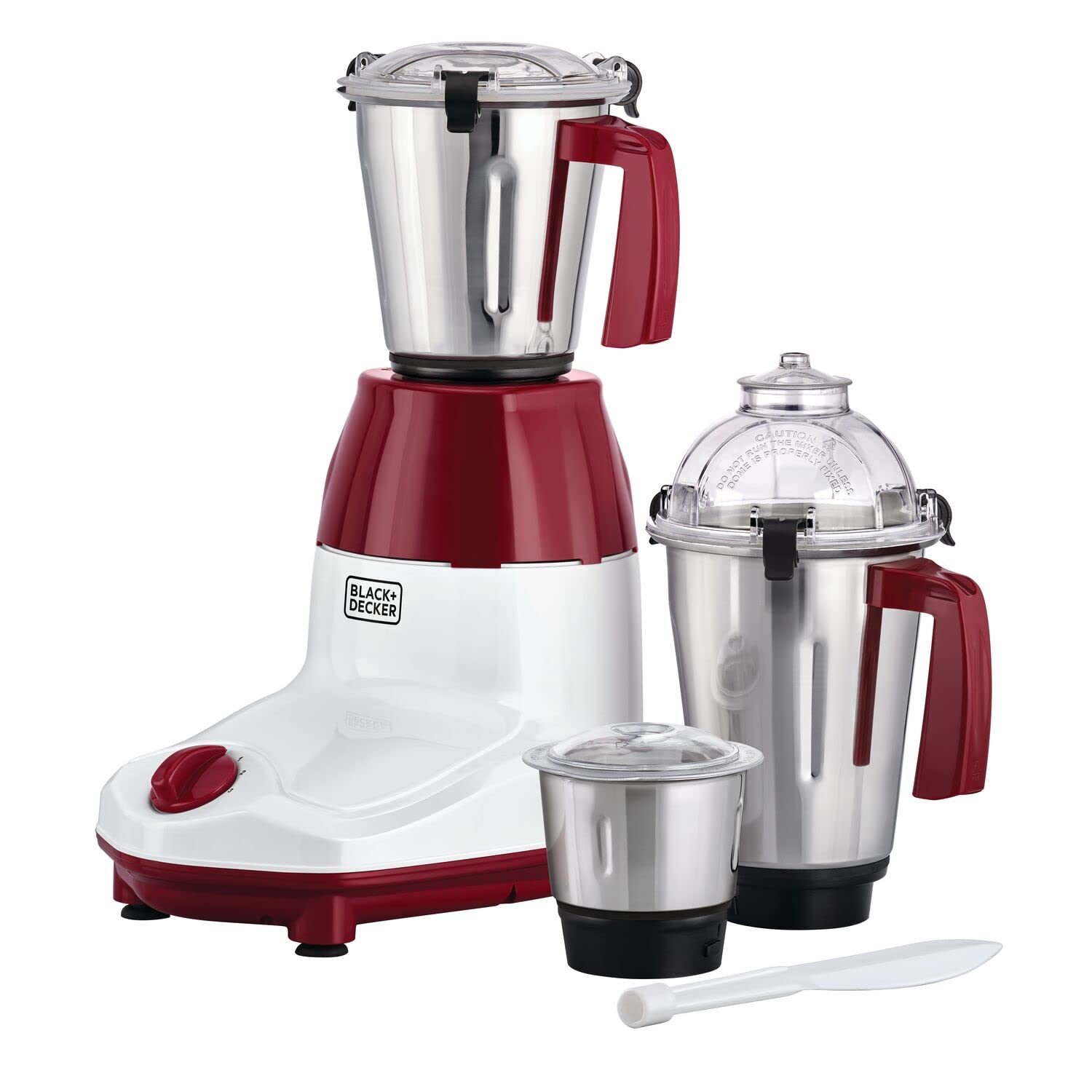 خلاط ومطحنة 3 في 1 من بلاك آند ديكر موديل-بها خدش صغير MG750-B5 بقدرة 750 وات مع 3 أوعية للخلط والطحن