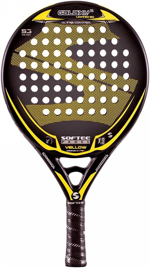 Softee Padel Racket Black Yellow Have Scratches