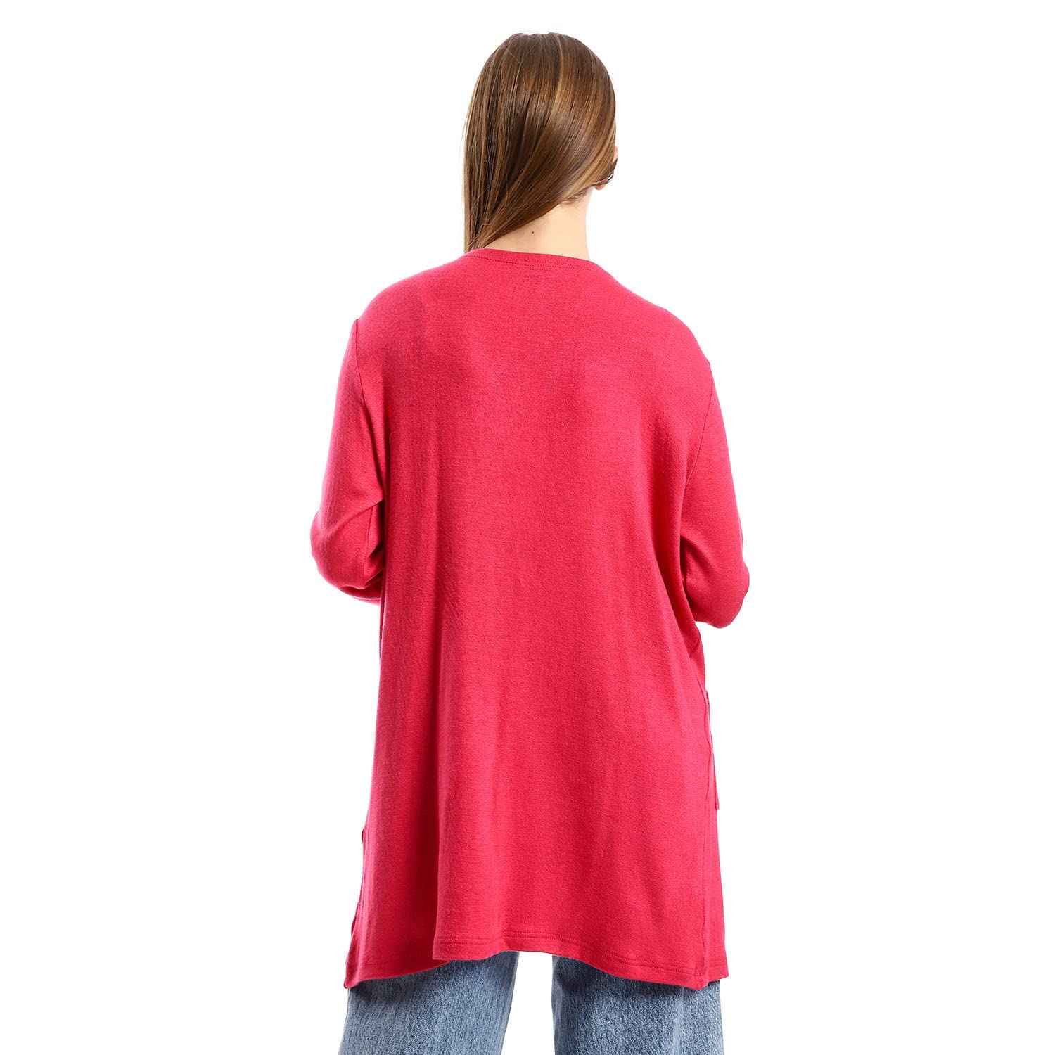 JAMILA Women Side Pockets Short Cardigan