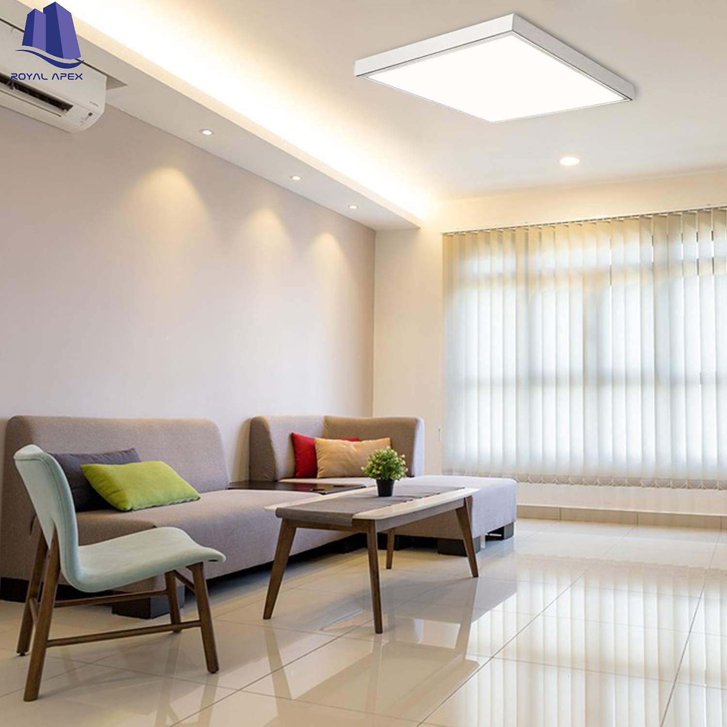 Royal Apex Aluminium Surface Mount Ceiling Frame Bracket Kit for LED Flat Panel & Drop Ceiling Lights