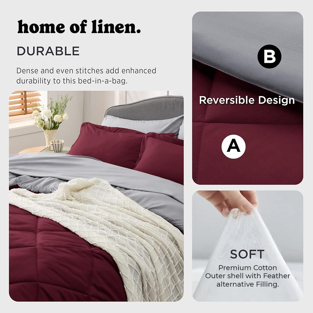 Home of Linen Quilt – Double-Sided Design & 2.8KG Warm Comfort