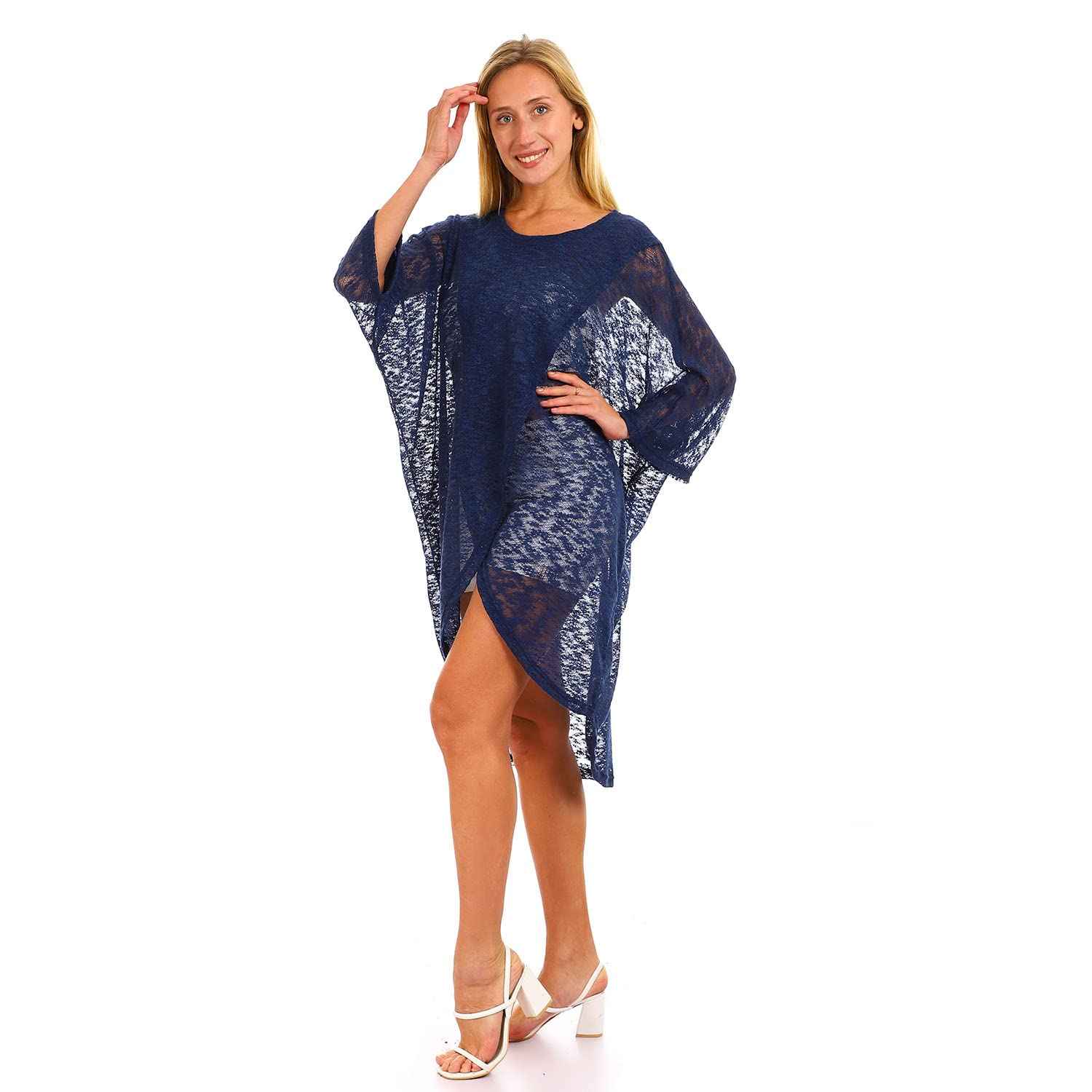 كارديغان JAMILA المفتوح من الأمام بشق أمامي وياقة دائرية واسعة للنساء يتميز بتصميم أنيق وبسيط يضفي لمسة انسيابية على الإطلالة. 