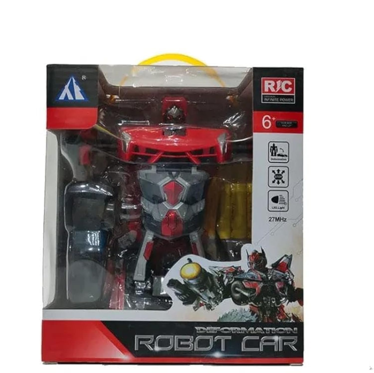 Generic Transformer car toy robot with remote control for kids