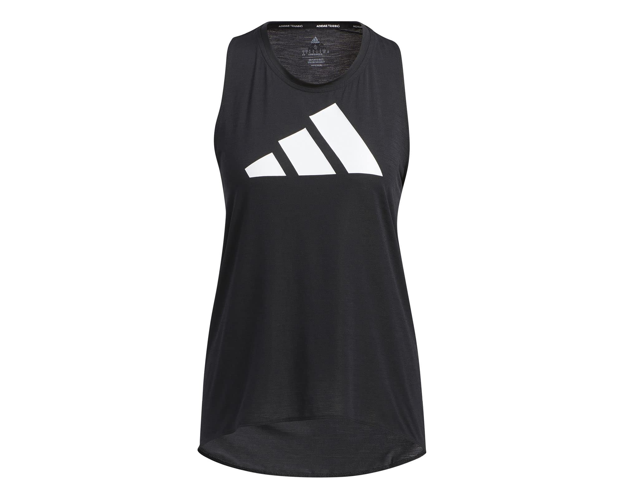توب رياضي نسائي مزين بشعار أديداس و3 شرائط – مناسب للخروج والتمارين