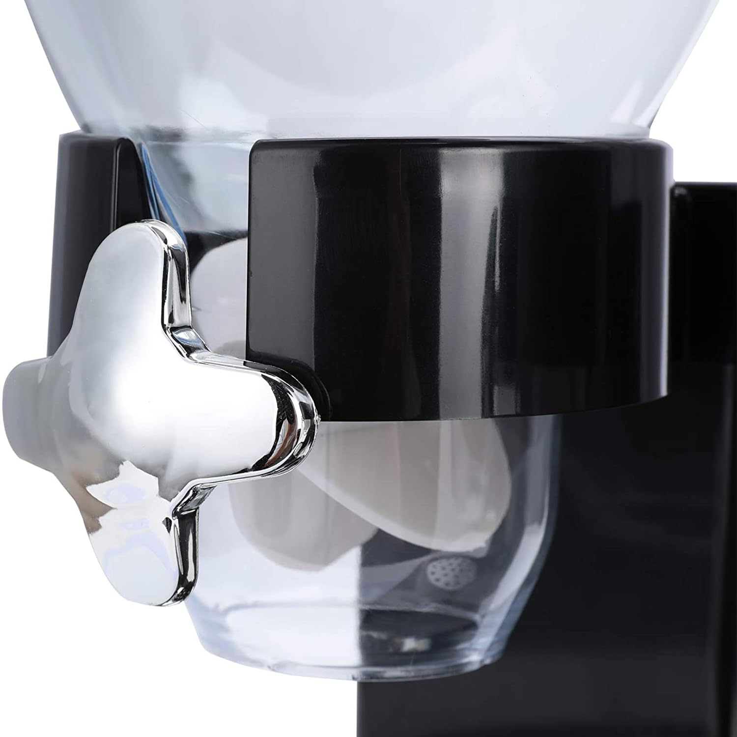 موزّع الحبوب المنفرد من هوم برو هو إضافة أنيقة وعملية لمطبخك، مصمم لتخزين وتقديم الحبوب الغذائية بسهولة ونظافة. يتميز بحاوية شفافة تسهّل رؤية المحتوى ومقبض دوّار للتحكم في الكمية