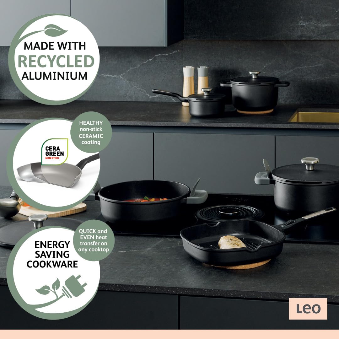 Berghoff Leo Frying Pan with Detachable Handle – Non-Stick & Easy to Use