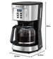 Black & Decker DCM85-B5 900W Programmable Coffee Maker with LCD Display, 900 W- Have Scratches - Safqqa Egypt