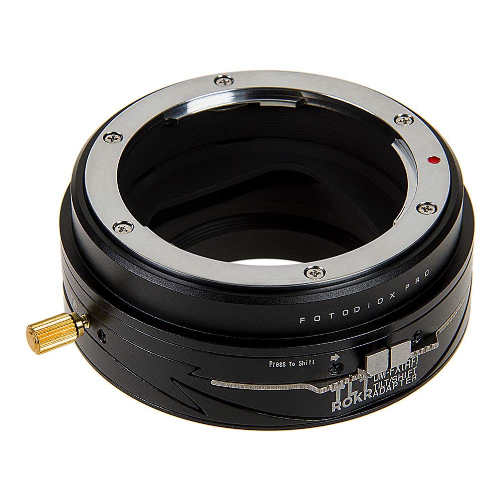 Fotodiox Pro Tlt Rokr - Tilt/Shift Lens Mount Adapter Compatible With OlympUS Zuiko (Om) 35Mm Slr Lenses To Fujifilm Fuji X-Series Mirrorless Camera Body