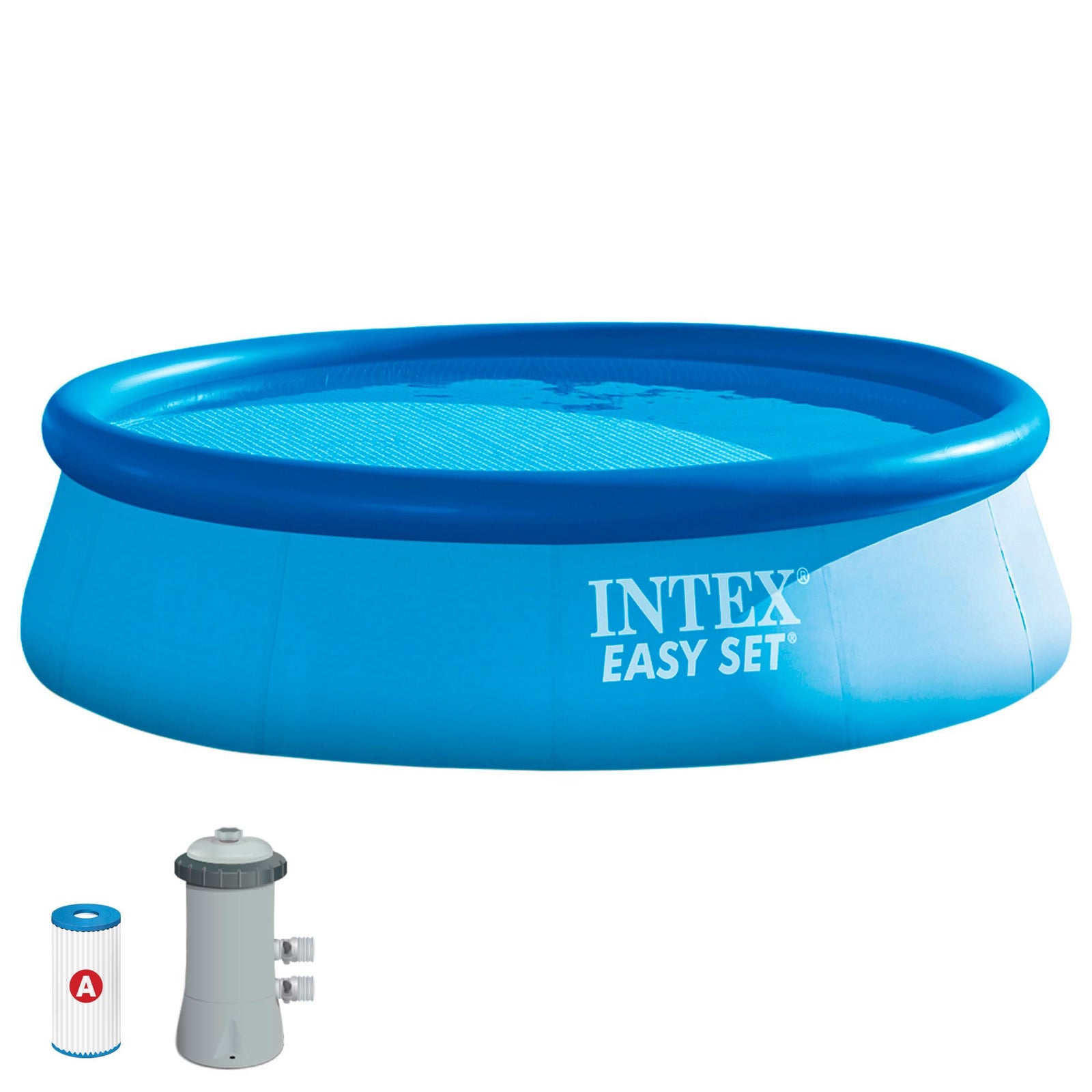 Intex Round Swimming Pool with Filter Pump – Fun & Cool Summer Play