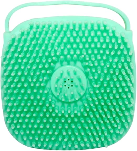 Marf Silicone Bath Massage Brush Unisex Mint Green Body Scrubber – Safqqa Egypt