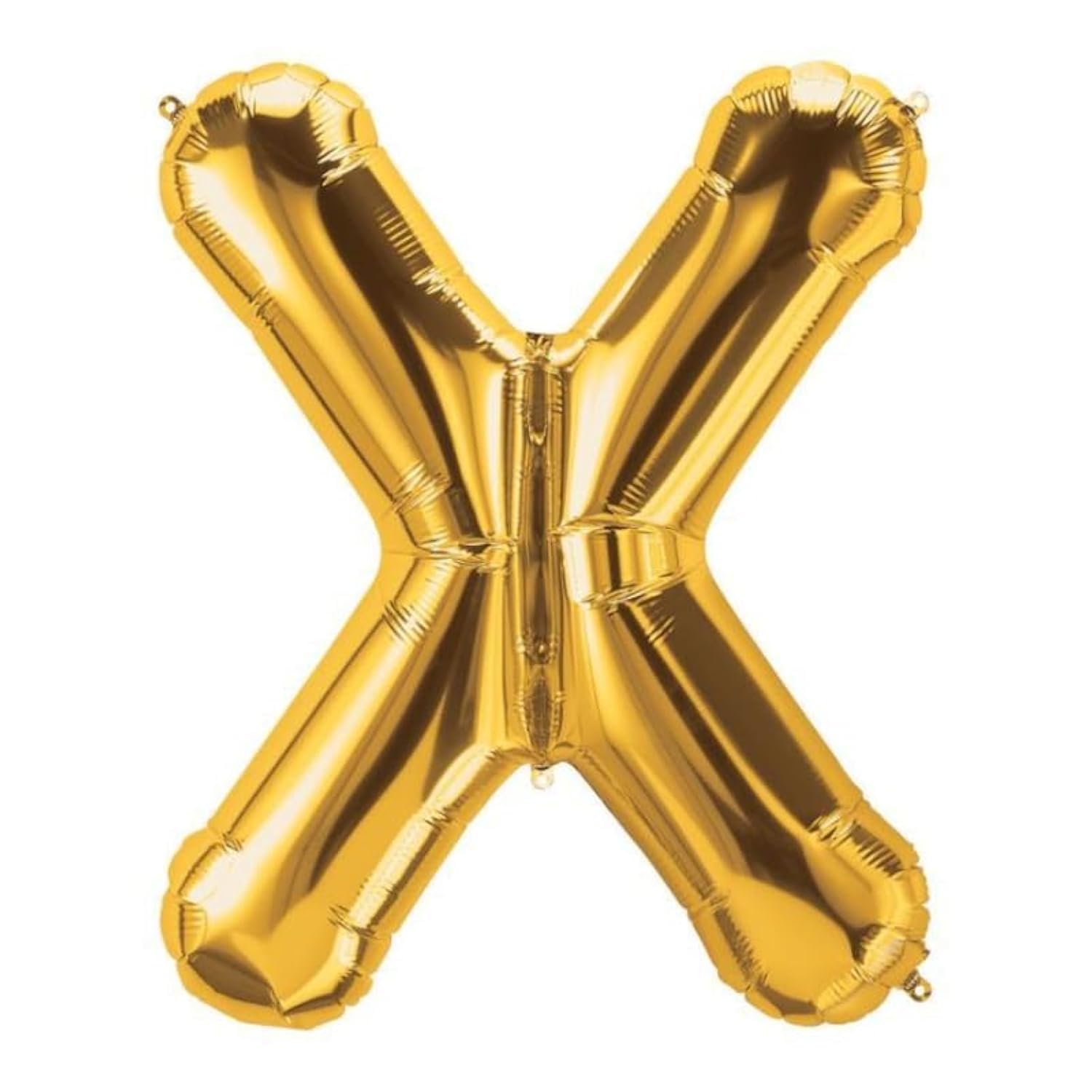 بلونة حرف X ذهبية ضخمة – مثالية لحفلات أعياد الميلاد والمناسبات المميزة