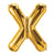 بلونة حرف X ذهبية ضخمة – مثالية لحفلات أعياد الميلاد والمناسبات المميزة