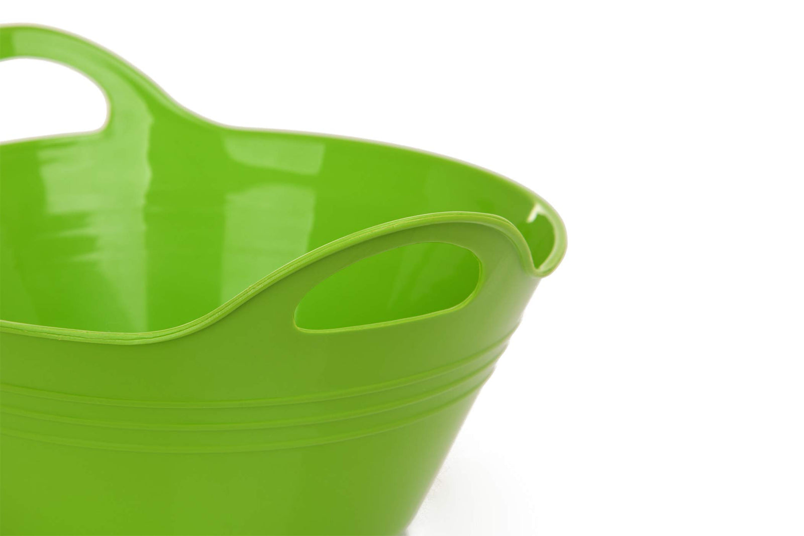 أوعية مينترا هوم البلاستيكية المزودة بمقابض (سعة 1.8 لتر – متوسطة، عبوة من 2، باللون الأخضر). هذه الأوعية العملية مثالية للخلط، التقديم أو تخزين الطعام