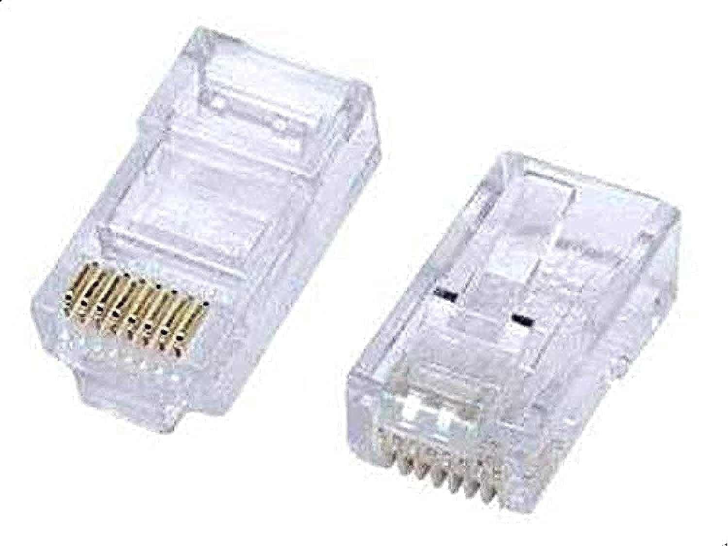 RJ45 Connector - 50 Pieces Electrical Connectors - Safqqa Egypt