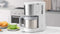 Braun PurShine KF1505 WH, Coffee Machine with Filter, 1.2L, Stainless Steel, up to 10 Cups, OptiBrew System, Anti-drip Function, Swivel Filter, Automatic Shutdown, 1000W, Silver