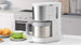 Braun PurShine KF1505 WH, Coffee Machine with Filter, 1.2L, Stainless Steel, up to 10 Cups, OptiBrew System, Anti-drip Function, Swivel Filter, Automatic Shutdown, 1000W, Silver