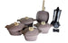 Nihal-Aks Granite Cookware Set – 17 Pieces - Safqqa