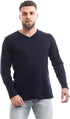 Off Cliff Men’s Plain V-Neck Long Sleeve Casual T-Shirt