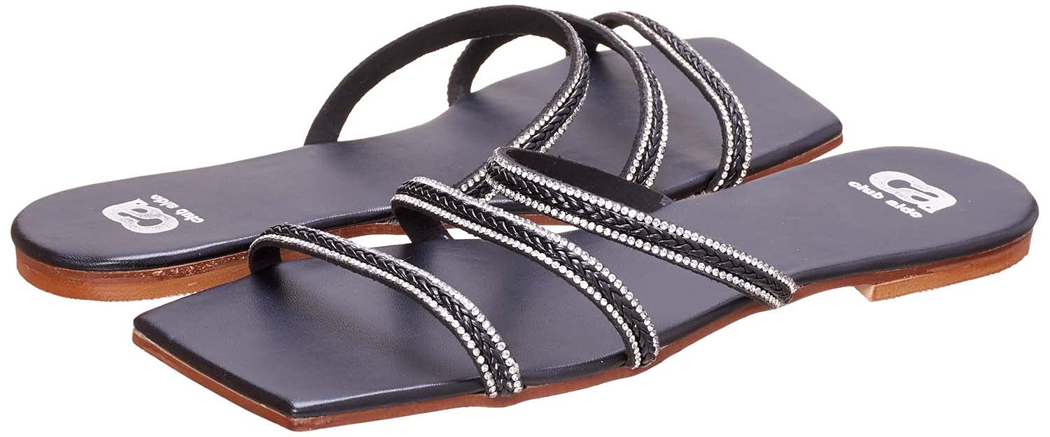 Club Aldo Square-Toe Braided Strap Slide Slippers For Women - Safqqa Egypt