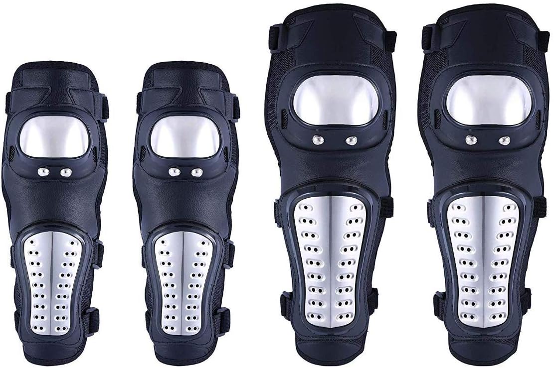 Knee & Shin Guards – Crashproof, Anti-Slip Protective Pads for Motorcycle, MTB, ATV, Motocross