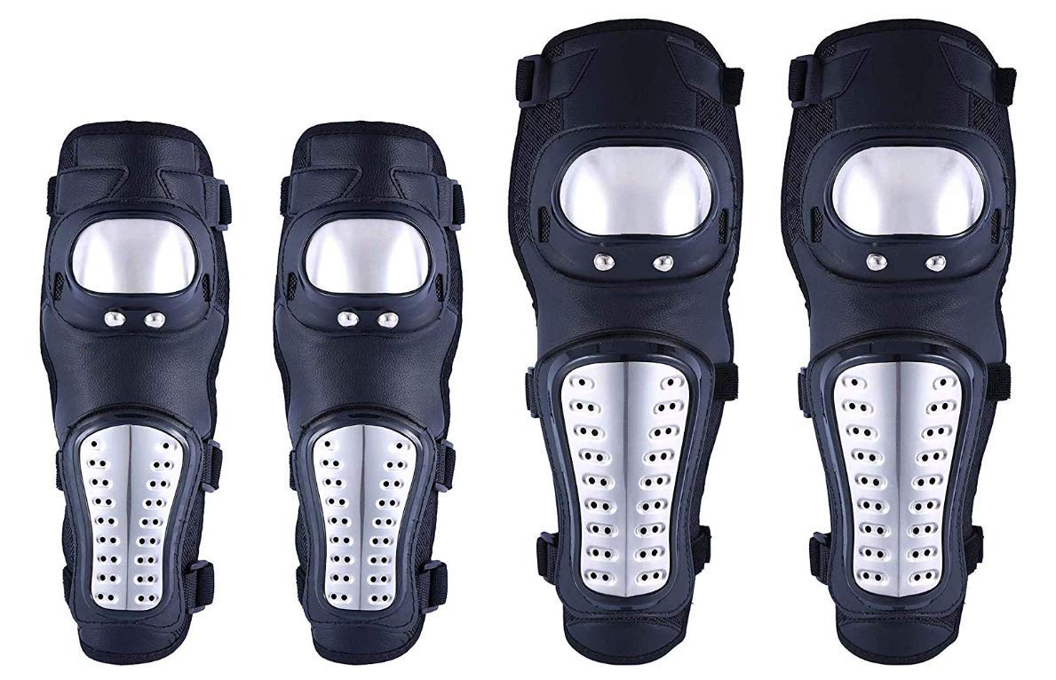 Knee & Shin Guards – Crashproof, Anti-Slip Protective Pads for Motorcycle, MTB, ATV, Motocross