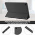Palkitsee iPad 10.2 Case 9th 8th 7th Gen Black with Pen Holder