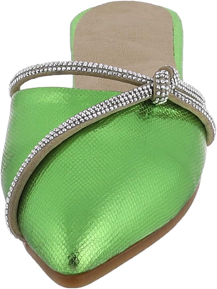 Sway Slippers For Womens Lime Green Soft cushioned footbed for daily comfort
