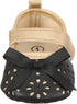 Mix & Max Two-Tone Faux Leather Velcro-Strap Bow-Detail Shoes for Girls