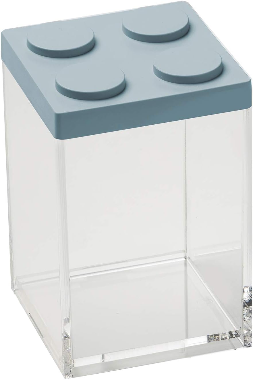 Omada BRICKSTORE Container Powder Blue CM 10X10X15.5H Capacity 1L