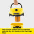 Kärcher Wet & Dry Vacuum Cleaner WD 3, blower function, power: 1000w, plastic container: 17L, suction hose: 2m, incl. cartridge filter, floor and crevice nozzle