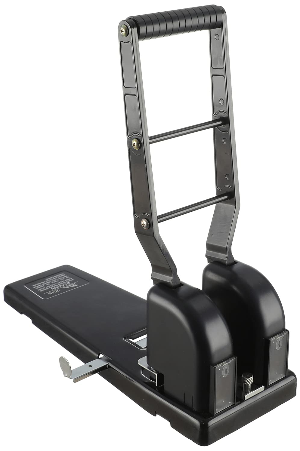 خرّامة الورق Jaguar 2016 أداة متينة وموثوقة مناسبة للاستخدام اليومي في المكتب أو المدرسة أو المنزل. تتميز بهيكل قوي يثقب الورق بدقة ونظافة، مما يجعلها مثالية لتنظيم الأوراق داخل الملفات