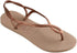 Havaianas Women Slipper Copper Lightweight Flip Flops (Damaged Box)