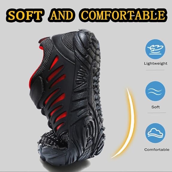 MIFAWA Men Training Shoes Black Lightweight Performance Sneakers – Safqqa Egypt
