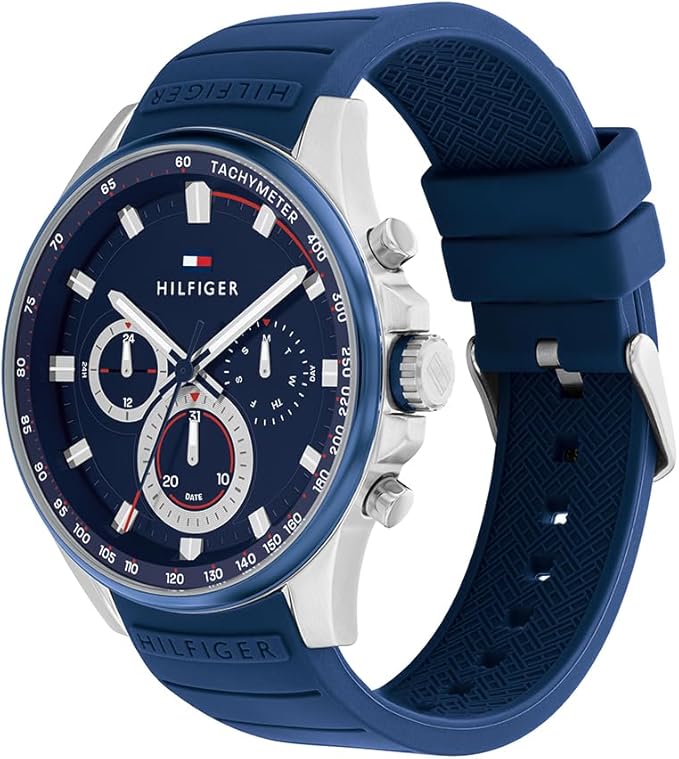 Tommy Hilfiger Men's Analog Quartz Watch with Silicone Strap 1791970