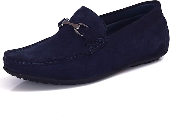 Burwood Men Flat Shoes Dark Blue Casual Comfortable Footwear – Safqqa Egypt