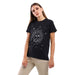 ESLA Printed T-Shirt For Women,Classic round-neck for timeless style. - Safqqa