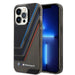 CG MOBILE BMW Motorsport Collection PC/TPU IML Printed Tricolor Stripes, Translucent Zones & Printed Logo, Bumper Protection, Accurate Cutouts, Compatible with iPhone 14 Pro Max - Black - Safqqa Egypt