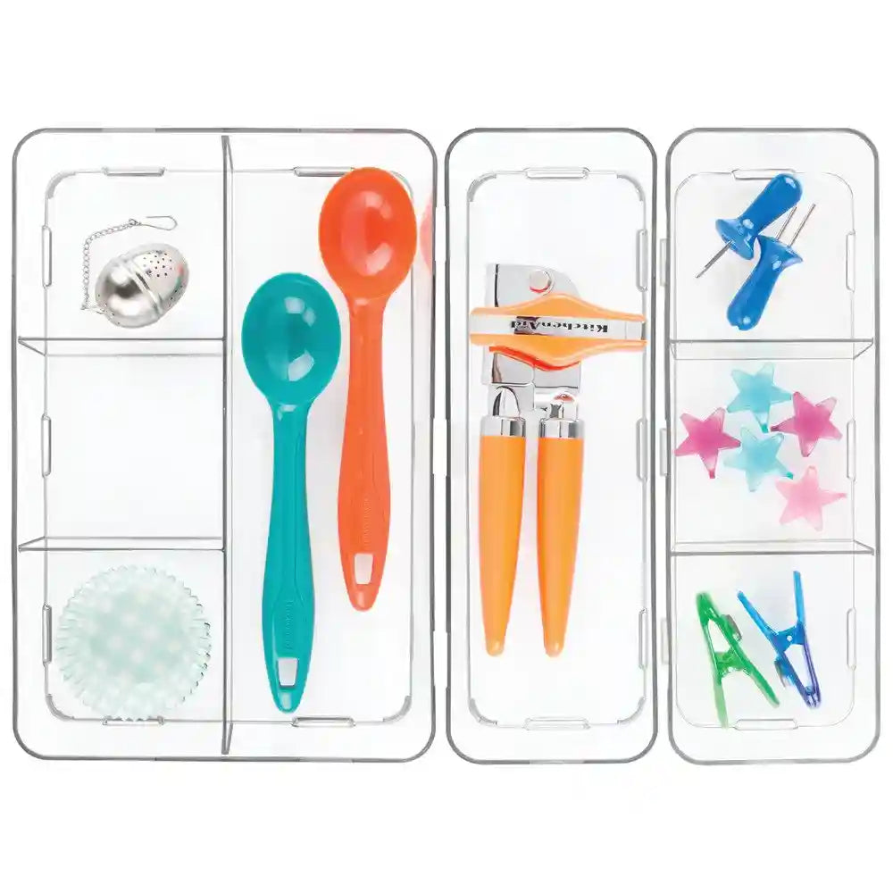 منظم درج للحمام من iDesign – كبير الحجم للماكياج والإكسسوارات